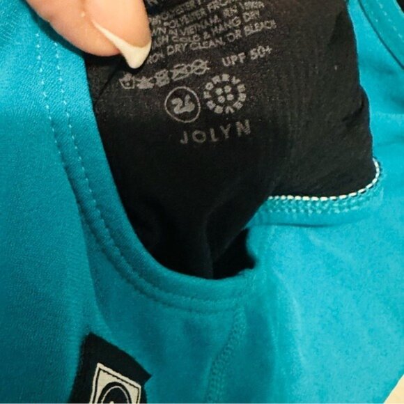 Jolyn Clothing Blue Women's One Piece Swimsuit - Picture 6 of 9